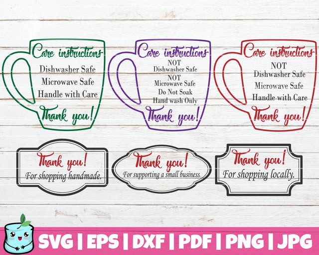 Mug Care Cards SVG MintyMarshmallows 