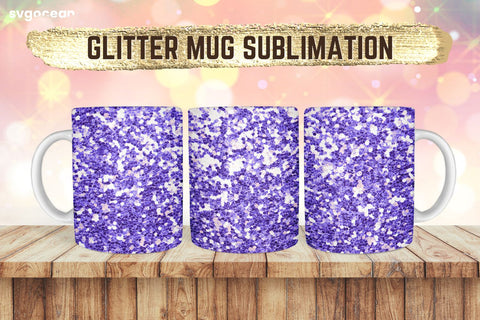 Mug Glitter Sublimation | PNG Bundle | Mug Wrap Sublimation SvgOcean 