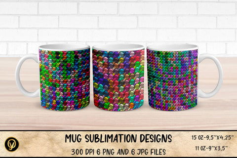 Mug Sublimation Designs ,Abstract 3D Geometric Mugs Sublimation Sublimation oyonnidesign 