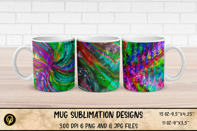 Mug Sublimation Designs ,Abstract 3D Glossy Mugs Sublimation Sublimation oyonnidesign 