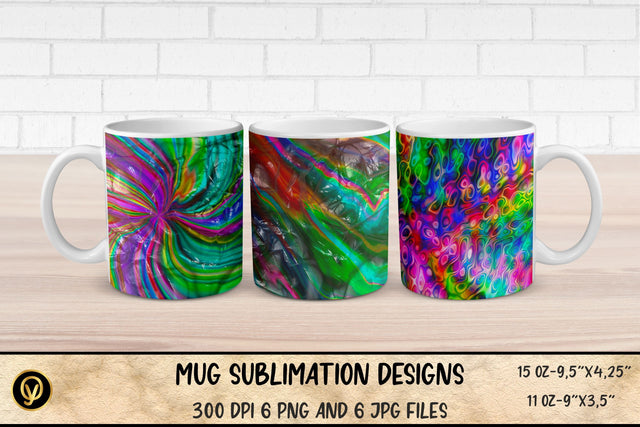 Mug Sublimation Designs ,Abstract 3D Glossy Mugs Sublimation Sublimation oyonnidesign 