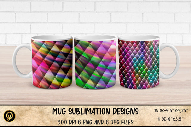Mug Sublimation Designs , Abstract Geometric Texture Mug Sublimation oyonnidesign 