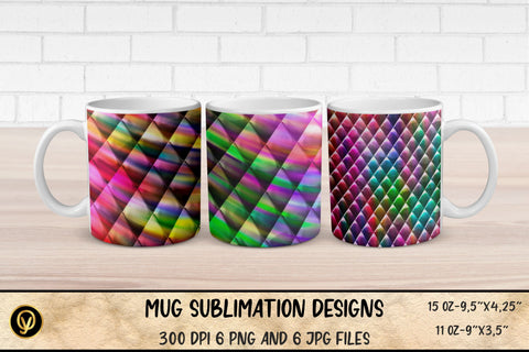 Mug Sublimation Designs , Abstract Geometric Texture Mug Sublimation oyonnidesign 