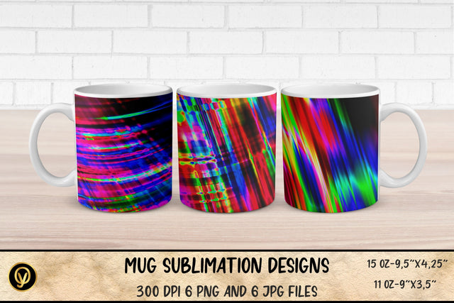 Mug Sublimation Designs ,Abstract Liquid Lines Mugs Sublimation oyonnidesign 