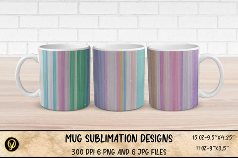 Mug Sublimation Designs ,Abstract Striped Pastel Mugs Sublimation Sublimation oyonnidesign 