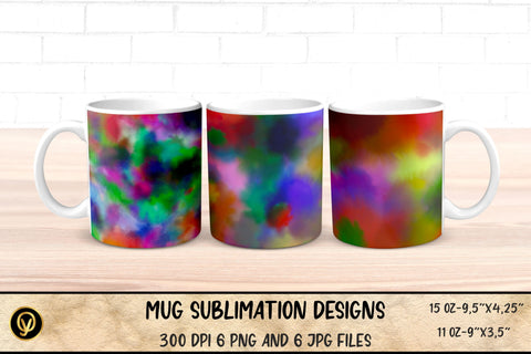 Mug Sublimation Designs , Abstract Watercolor Mug Template Sublimation oyonnidesign 