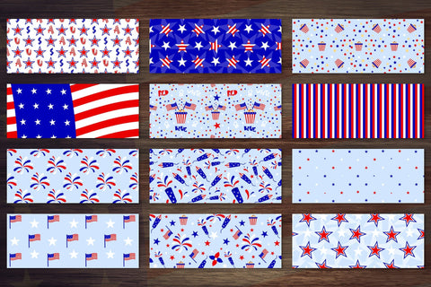 Mug wrap bundle sublimation. Patriotic sublimation designs. Sublimation Angelina Semenova 