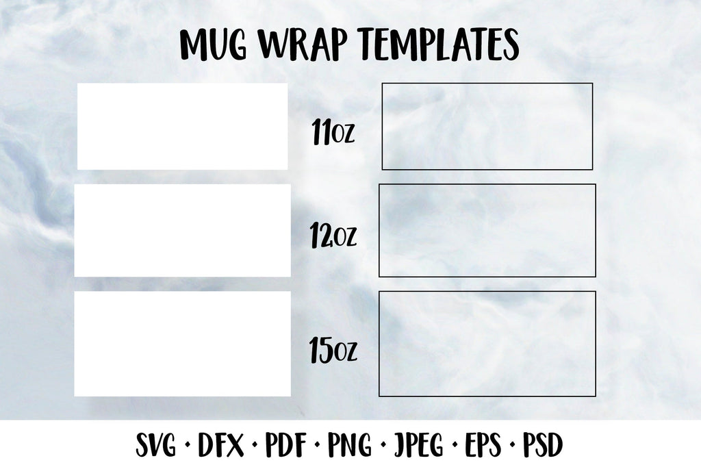 Mug Wrap Templates. SVG, Sublimation. 11oz, 12 oz, 15z - So Fontsy mug-wrap-templates-svg-sublimation-11oz-12-oz-15z-so-fontsy