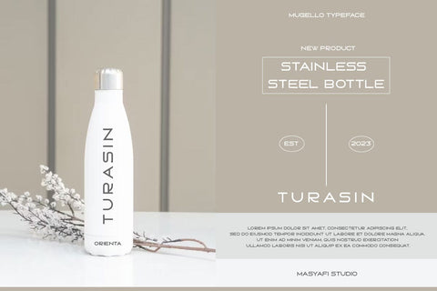 Mugello - Modern Display Sans Typeface Font Masyafi Studio 