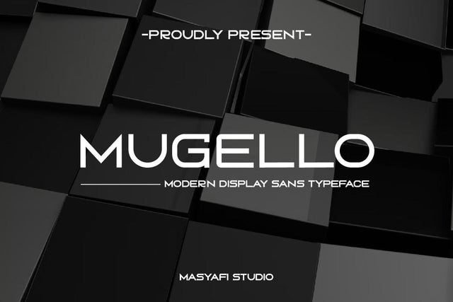 Mugello - Modern Display Sans Typeface Font Masyafi Studio 