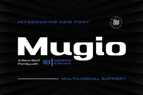 Mugio Font twinletter 