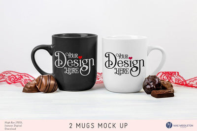 Mugs & Chocolates - Mock up Mock Up Photo Mae Middleton Studio 