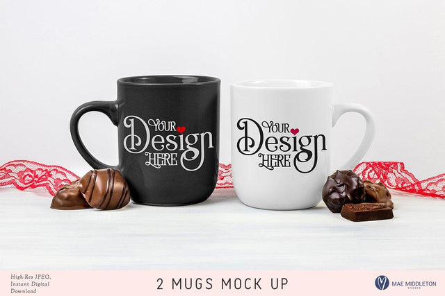Mugs & Chocolates - Mock up Mock Up Photo Mae Middleton Studio 