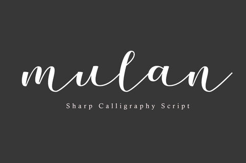 Mulan Font gatype 