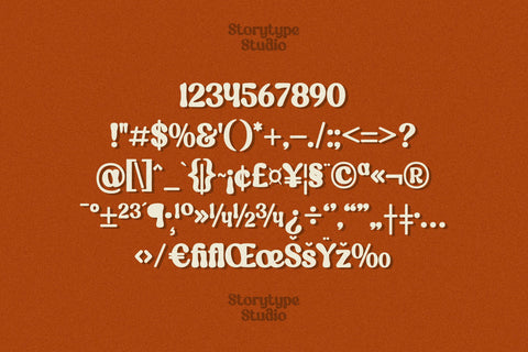 Muloka Kerash Typeface Font Storytype Studio 