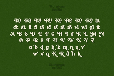 Muloka Kerash Typeface Font Storytype Studio 