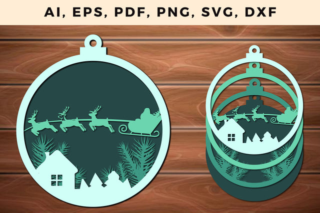 multi layer Christmas design 3d SVG file, Multilayer Laser Cut Files, SVG, 3D Designs SVG MD JOYNAL ABDIN 