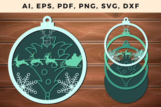 multi layer Christmas design 3d SVG file, Multilayer Laser Cut Files, SVG, 3D Designs SVG MD JOYNAL ABDIN 
