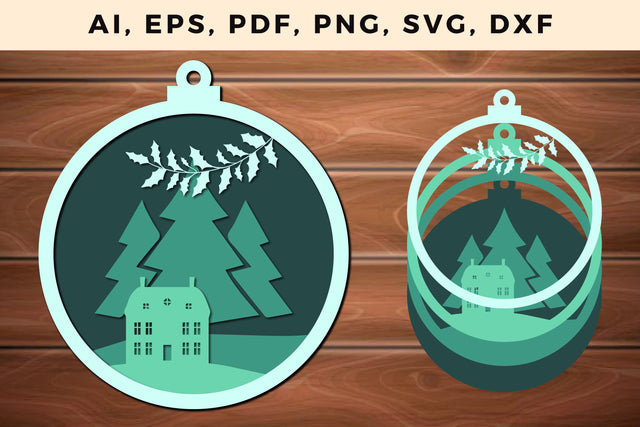 multi layer Christmas design 3d SVG file SVG MD JOYNAL ABDIN 