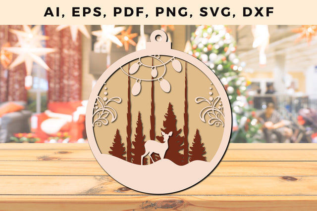 multi layer Christmas design 3d SVG file SVG MD JOYNAL ABDIN 