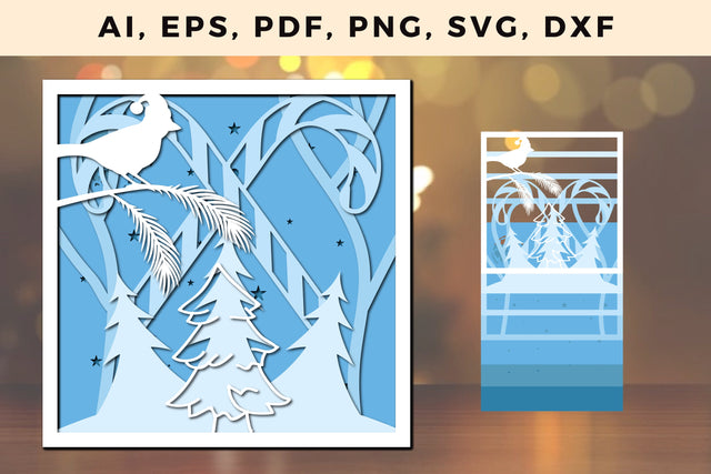 multi layer Christmas design 3d SVG file SVG MD JOYNAL ABDIN 