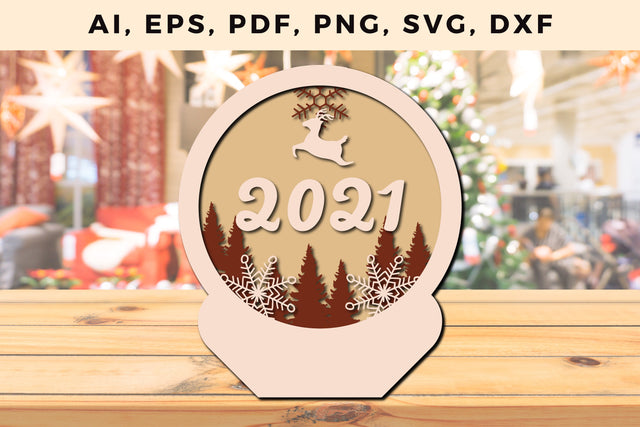 multi layer Christmas design 3d SVG file SVG MD JOYNAL ABDIN 