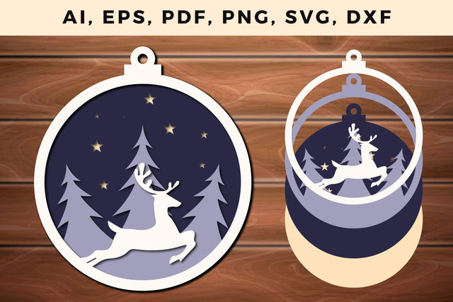 multi layer Christmas design 3d SVG file SVG MD JOYNAL ABDIN 