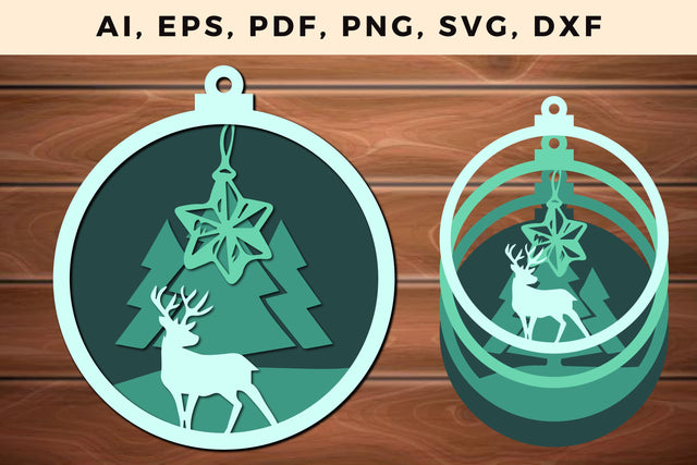 multi layer Christmas design 3d SVG file SVG MD JOYNAL ABDIN 