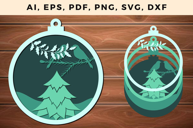 multi layer Christmas design 3d SVG file SVG MD JOYNAL ABDIN 