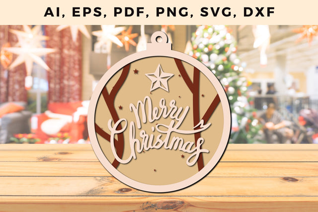 multi layer Christmas design 3d SVG file SVG MD JOYNAL ABDIN 