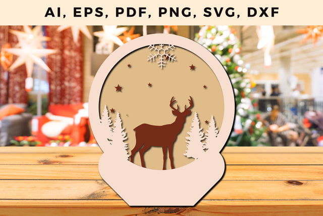 multi layer Christmas design 3d SVG file SVG MD JOYNAL ABDIN 