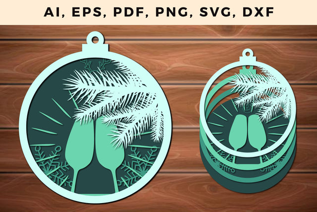 multi layer Christmas design 3d SVG file SVG MD JOYNAL ABDIN 