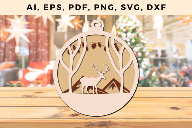 multi layer Christmas design 3d SVG file SVG MD JOYNAL ABDIN 