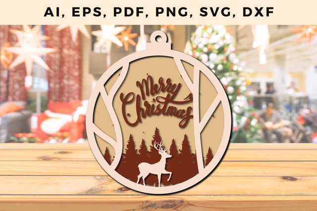 multi layer Christmas design 3d SVG file SVG MD JOYNAL ABDIN 