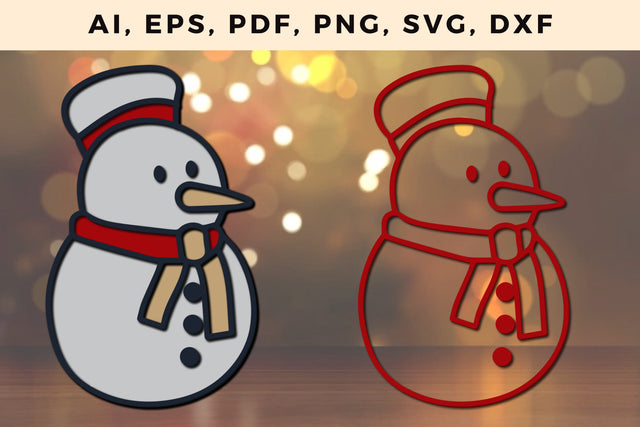 multi layer Christmas snowman cut SVG SVG MD JOYNAL ABDIN 