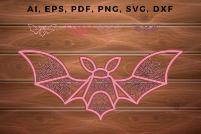 Multi Layer Halloween Bats svg Cut File SVG MD JOYNAL ABDIN 