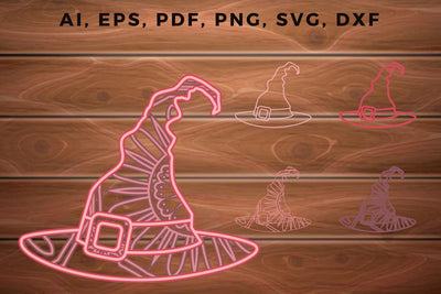Multi Layer Halloween hat Cut File svg SVG MD JOYNAL ABDIN 