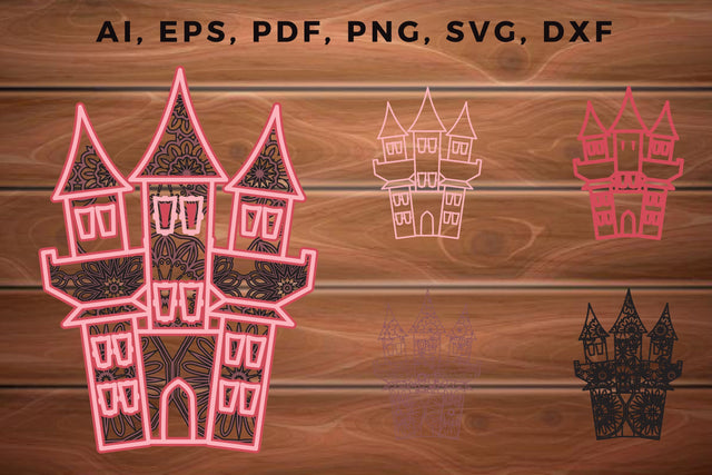 Multi Layer Halloween home svg Cut File SVG MD JOYNAL ABDIN 