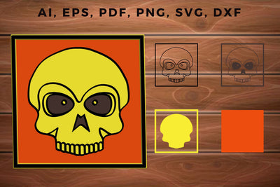 Multi Layer Halloween Skull svg Cut File SVG MD JOYNAL ABDIN 