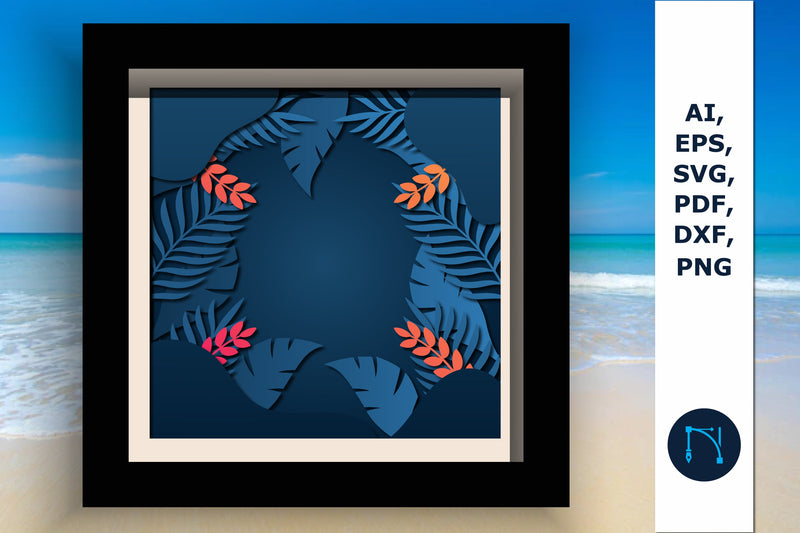 Multi-Layer Summer shadow box SVG SVG MD JOYNAL ABDIN 
