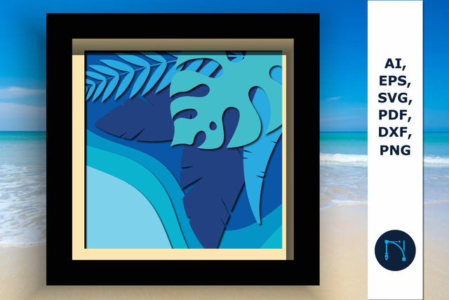 Multi-Layer Summer shadow box SVG SVG MD JOYNAL ABDIN 