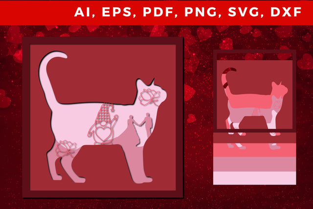 multi Layer valentine 3d SVG cut file SVG MD JOYNAL ABDIN 