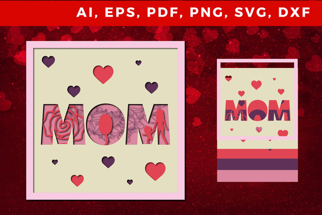 multi Layer valentine 3d SVG cut file SVG MD JOYNAL ABDIN 