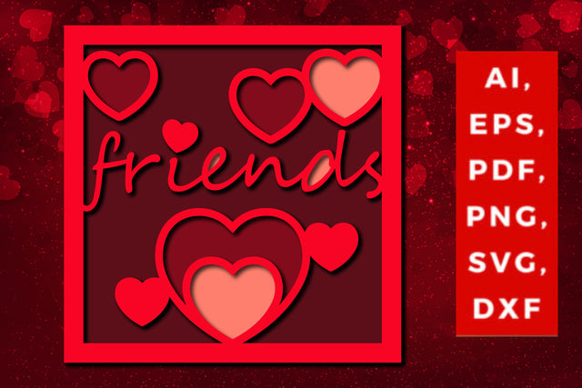 Multi Layer valentine Design 3d SVG File SVG MD JOYNAL ABDIN 