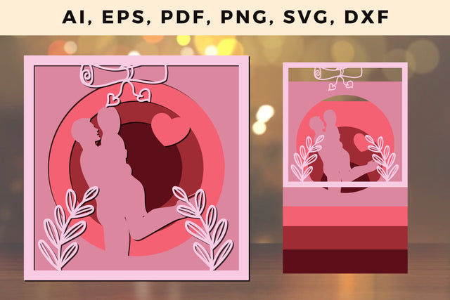 Multi Layer valentine Design 3d SVG File SVG MD JOYNAL ABDIN 