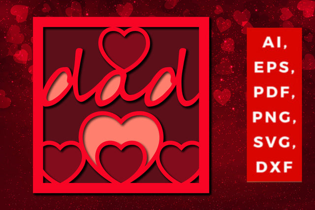 Multi Layer valentine Design 3d SVG File SVG MD JOYNAL ABDIN 