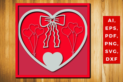 Multi Layer valentine Design 3d SVG File SVG MD JOYNAL ABDIN 