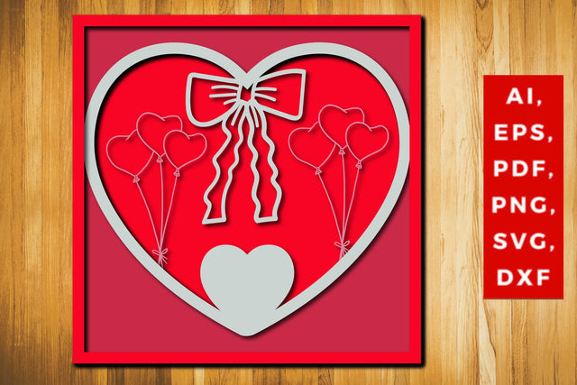 Multi Layer valentine Design 3d SVG File SVG MD JOYNAL ABDIN 