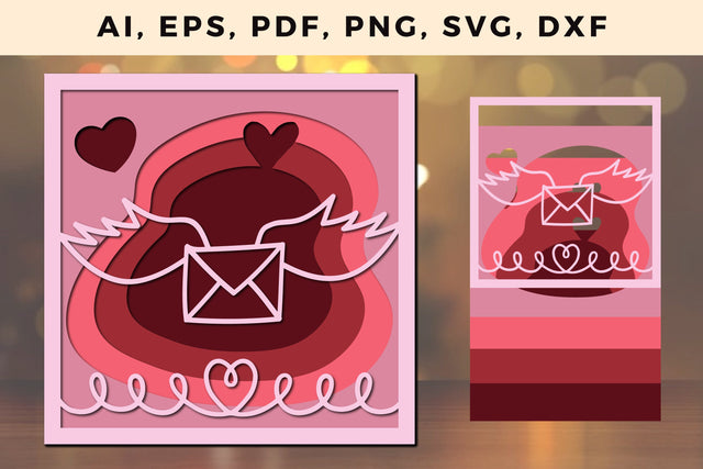 Multi Layer valentine Design 3d SVG File SVG MD JOYNAL ABDIN 