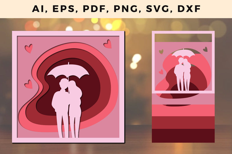 Multi Layer valentine Design 3d SVG File SVG MD JOYNAL ABDIN 